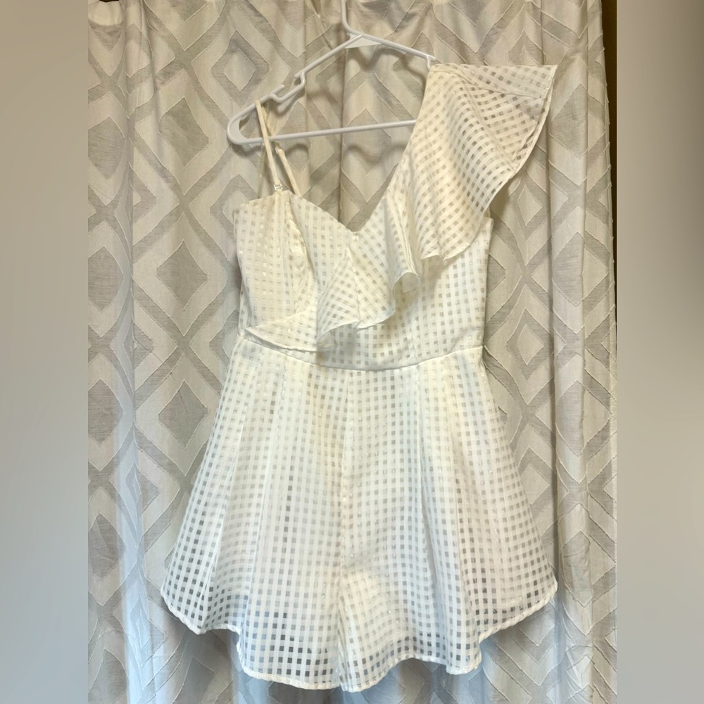 One Shoulder Romper